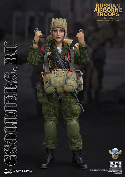 Российская десантница - Коллекционная фигурка 1/6 RUSSIAN AIRBORNE TROOPS NATALIE (78035) - DAMToys