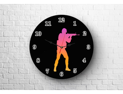 Часы "Counter-Strike, CS GO, Контр Страйк" №15