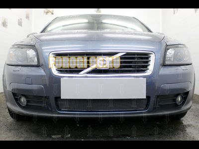 Защита радиатора Volvo C30 2006-2010 black PREMIUM