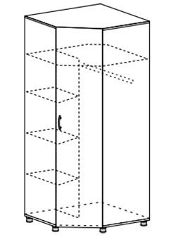 Шкаф угловой ШУ 911
