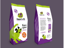 Корм сухой ХВОСТИУС курица с рисом для собак средних и крупных пород