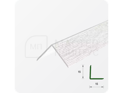 УГОЛ ДЕКОРАТИВНЫЙ 10Х10 УП 01-27.2700.501Л СЕРЕБРО (матовый)