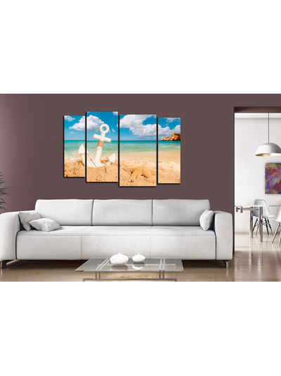 Модульная картина "Голубая лагуна"