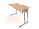 Стол ученический двухместный с регулируемой столешницей