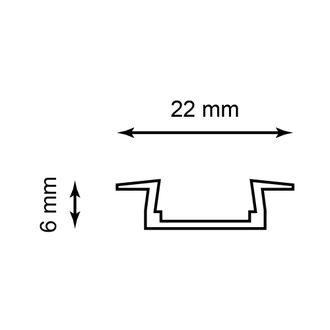 Профиль SP251 (комплект, 2м, с экраном, заглушками)