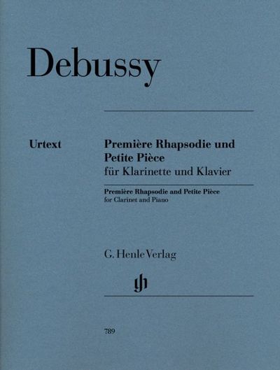 Claude Debussy Premi?re Rhapsodie and Petite Pi?ce for Clarinet and Piano