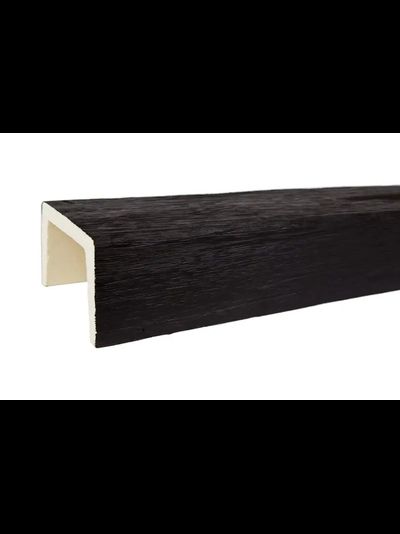 Декоративная балка из полиуретана. Полиуретановая фальшбалка Country Decor строганая венге