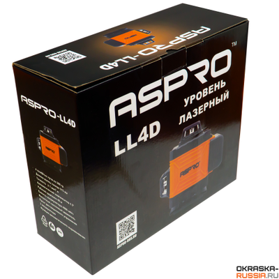 Лазерный уровень / нивелир ASPRO LL4D