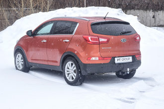 Фаркоп PT Group съемный квадрат для KIA Sportage с 2010-2015- Арт. 06041502