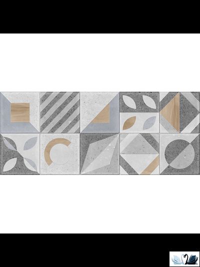 Плитка настенная Gracia Ceramica Supreme multi wall 25 х 60 см пэчворк