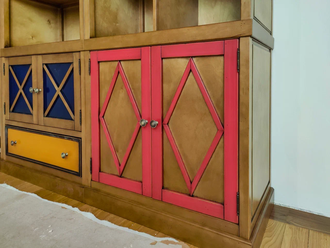 Шкаф - горка в детскую комнату.