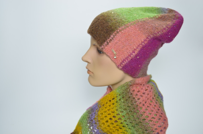 палантин и шапка Италия Vizio Collezione