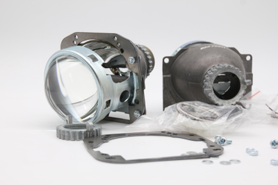 Комплект Koito Q5 D2 H4 с рамками для замены штатных ксеноновых линз автомобиля Nissan Murano Z51 (2009 - н. в. )