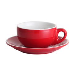 Чайная пара 220 мл. красная