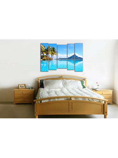 Модульная картина "Лазурный край"