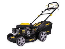 Бензиновая газонокосилка CHAMPION LM4630 3кВт привод 457мм 60л 25-75мм 1рычаг/7, 32кг 4в1