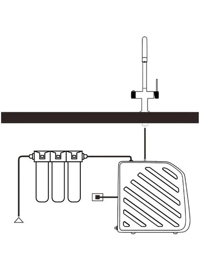 Установка системы мгновенного кипячения