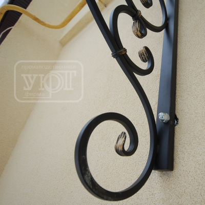 кованый козырёк (1800х1000 мм)