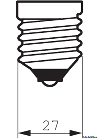 Philips Master LED Lustre MV Dimmable 4w 827 E27