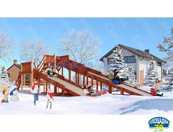 Зимняя горка Савушка Зима 7