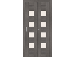 Дверь складная книжка Браво 23 Grey Melinga