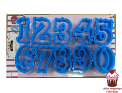 Набор форм для пряников Цифры 7 см