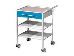 Столик медицинская AR-H26 с двумя полками и ящиком