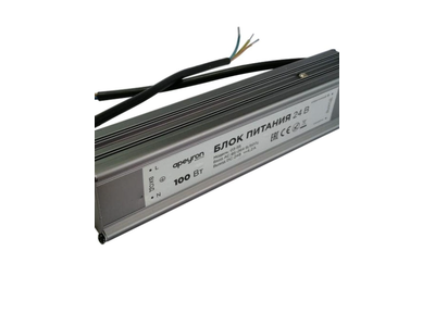 APEYRON Блок питания для светодиодной ленты 24V 100W IP67 4.2А алюм 205x46x35 импульс 03-113