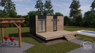 Модуль дома "Фиеста" (с террасой)