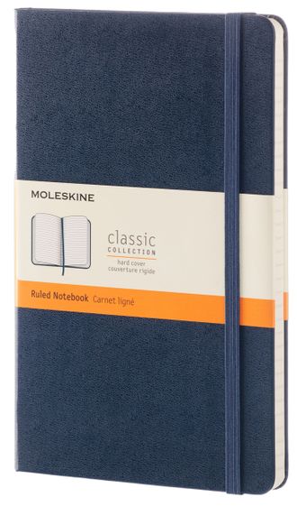 Записная книжка &quot;Classic&quot; (в линию), Large, сапфир