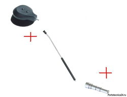 Щетка вращающаяся в сборе 700мм; вход  байонет "KW" ARS 25.