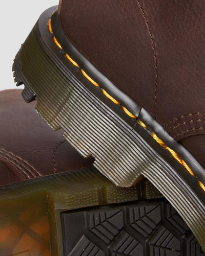 Ботинки Dr Martens 1460 Pascal Fleece Lined Chocolate Brown