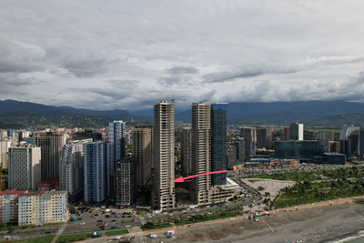 7-th Heaven Batumi, продаются апартаменты на 10-м этаже, с прямым видом на море. Башня "Восток" ф2