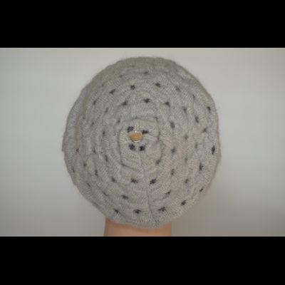 Берет Vizio 6992 B серый