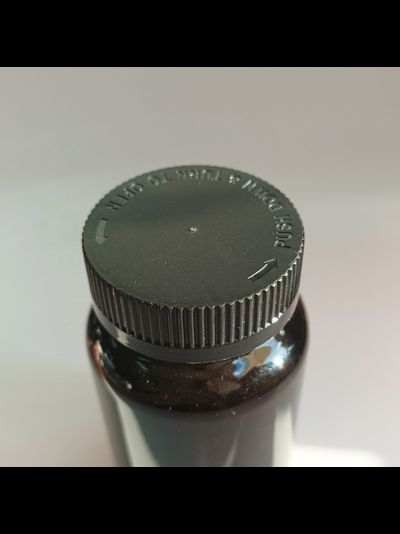 Крышка ПП 45, "нажать и повернуть", ЧЕСТНЫЙ ЗНАК, черная, арт.9286