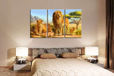 Модульная картина "Наш защитник"