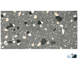 Керамогранит Идальго Герда Натура Дарк MR 60x120 см под терраццо купить по акции в магазине Marysя