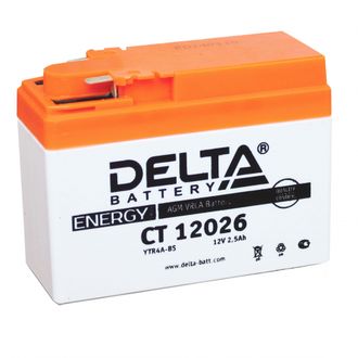 Аккумулятор Delta  CT 12026 (YTR4A-BS)