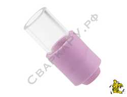 Сопло стеклянное прозрачное горелки TIG Старт №9 ф14.0мм для TIG-17,18,26