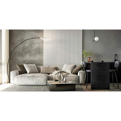 Гипсовая панель ZIGZAG BIG + LED артикул М-0076