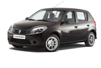 Автомобильные чехлы Renault Sandero с 2010-2014 г.в. задняя спинка деленная 40/60