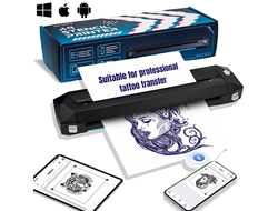 Беспроводной термо принтер KVM-P15 Tattoo Stencil Printer