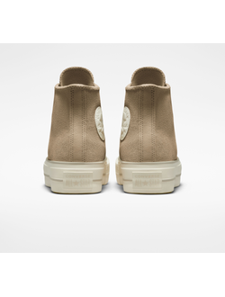 Кеды Converse замшевые бежевые на платформе A03250C фото