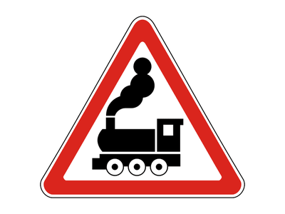 Знак дорожный 1.2 Железнодорожный переезд без шлагбаума