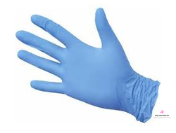 Перчатки нитриловые  ГОЛУБЫЕ 3 гр. уп. 50 пар РАЗМЕР S
