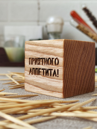 деревянная подставка для зубочисток для дома кафе ресторана купить екб екатеринбург