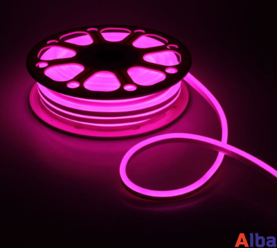 Неон 12V Розовый 6*12мм