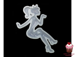 Форма для леденцов Девушка на торте