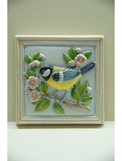 Синица (панно)