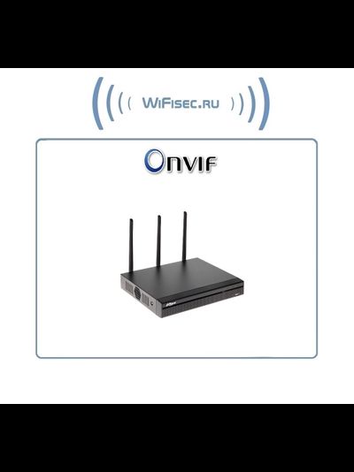 DaHua, 4-х канальный IP видеорегистратор c модулем WiFi. с отсеком для 1 HDD до 6 Тб.